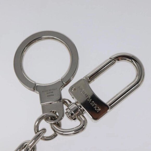 LOUIS VUITTON Porte Clesprinted initials LV Key Holder Blue M67148 LV Auth MY096 - Picture 8 of 9